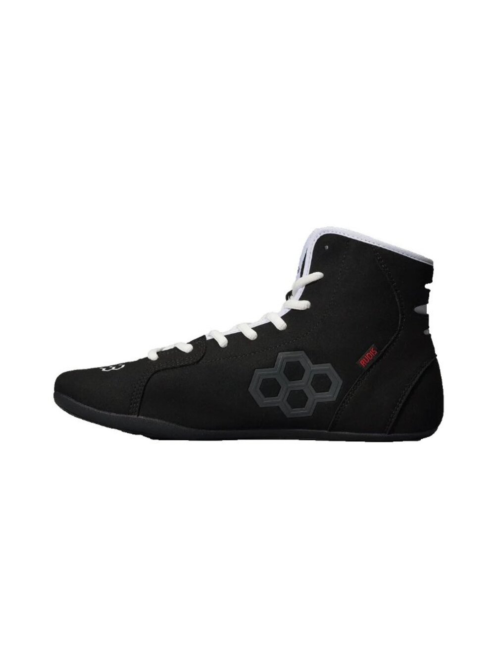 RUDIS International Adult Wrestling Shoes Black Unsiex Men's 7 Women's 8.5 MMA